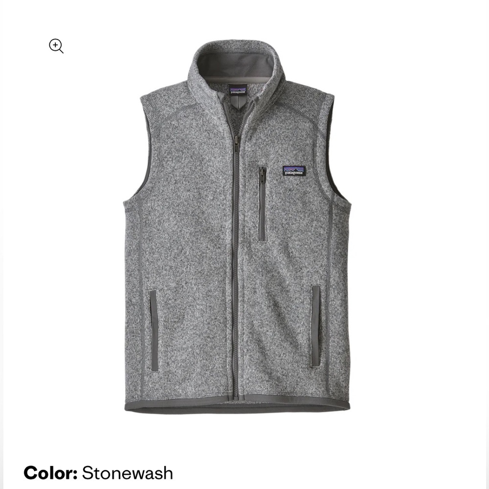 NWOT Patagonia Boys Better Sweater Vest Size Small 7/8